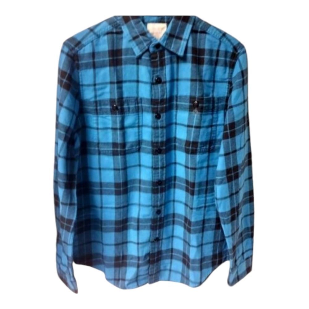 AMERICAN EAGLE Women's Soft Long sleeve Plaid Shirt. - Picture 2 of 15